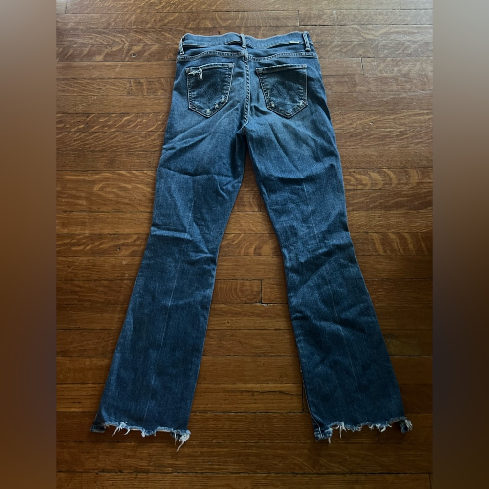 MOTHER Jeans The Tomcat Running with Scissors size 25 EUC